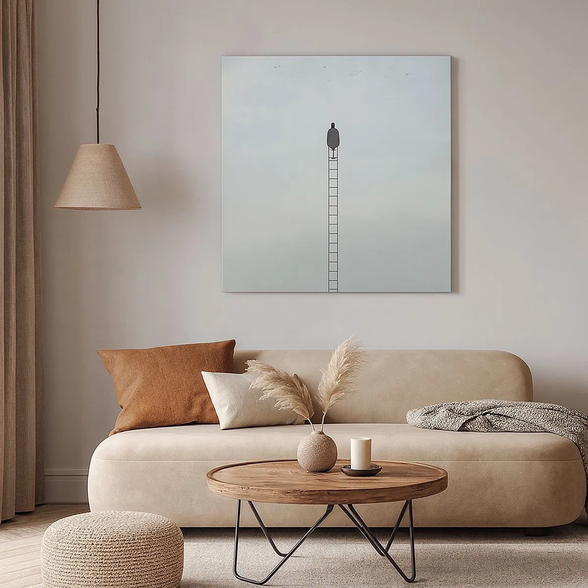 Cuadro sobre lienzo - Impresión de Imagen - Hacia lo más alto - 30x30 cm