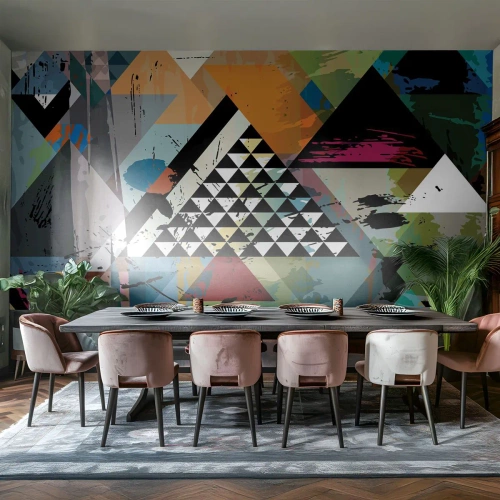 Fotomural Premium Sand - Qué sencillo es - Abstracción, Pedazo, Gráficos - 400x280 cm