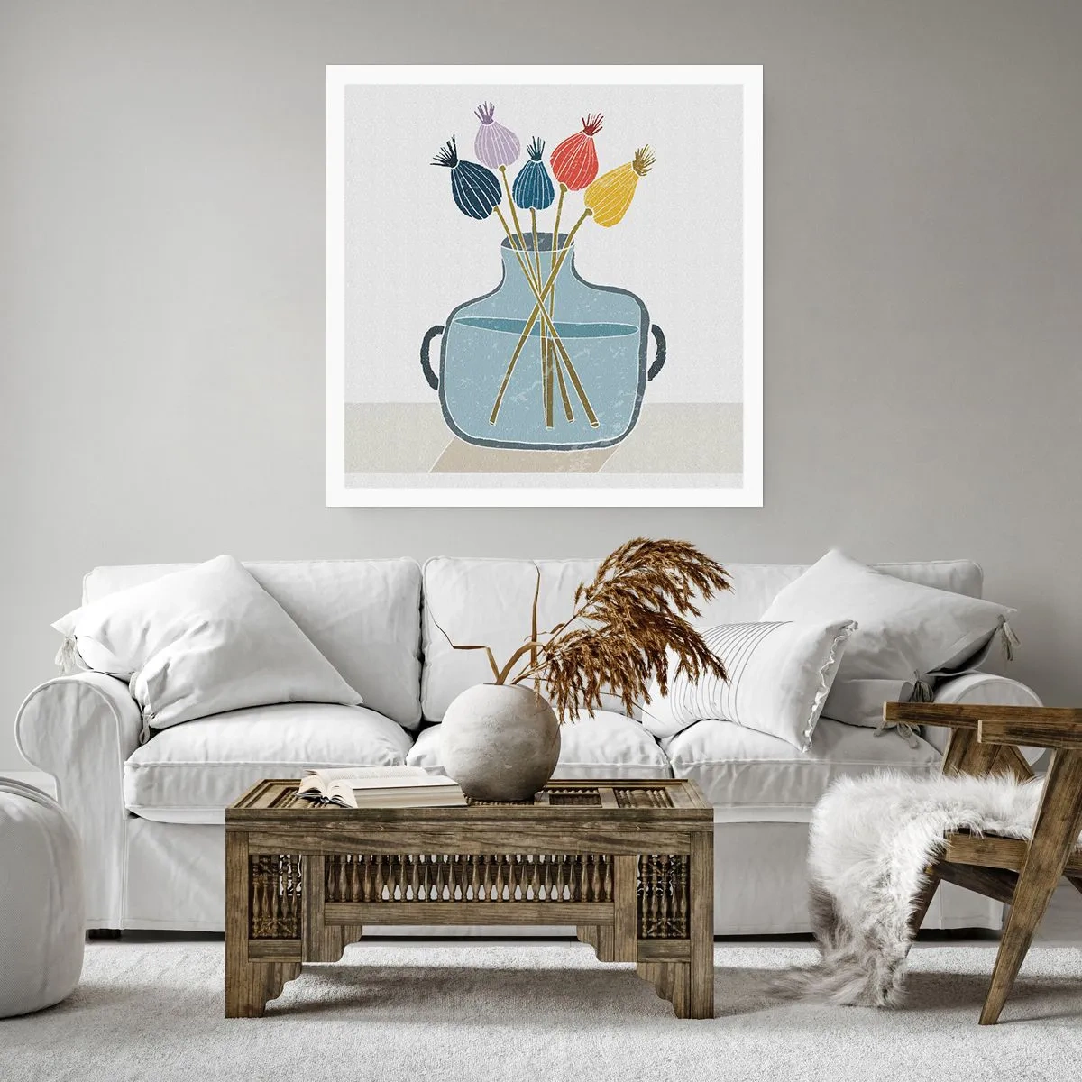 Póster - Como una semilla de amapola - 60x60 cm