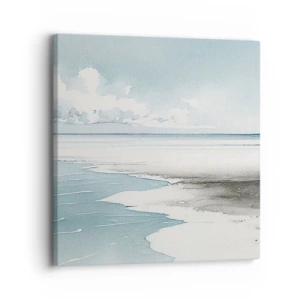 Cuadro sobre lienzo - Impresión de Imagen - Suave marea otoñal - 30x30 cm