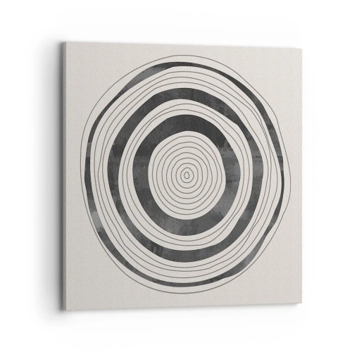 Cuadro sobre lienzo - Impresión de Imagen - Lo importante es lo que hay entre medias - 70x70 cm