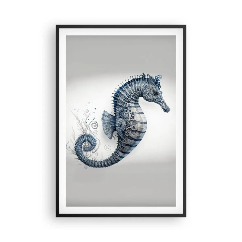 Póster en marco negro - Una sutil broma de la naturaleza - 61x91 cm