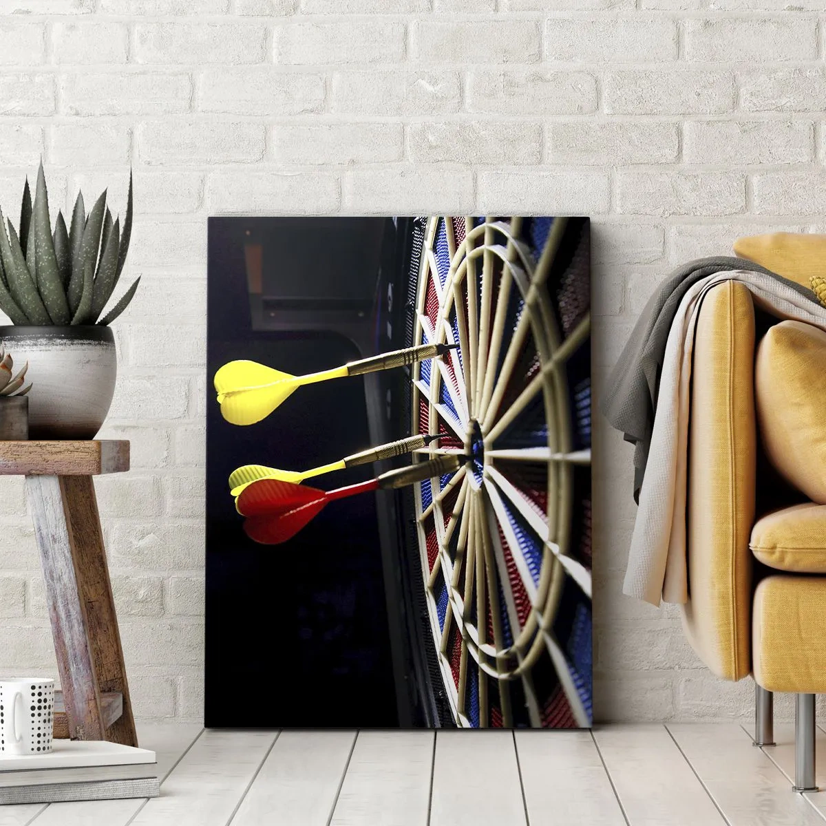 Cuadro sobre lienzo - Impresión de Imagen - En el blanco - 45x80 cm