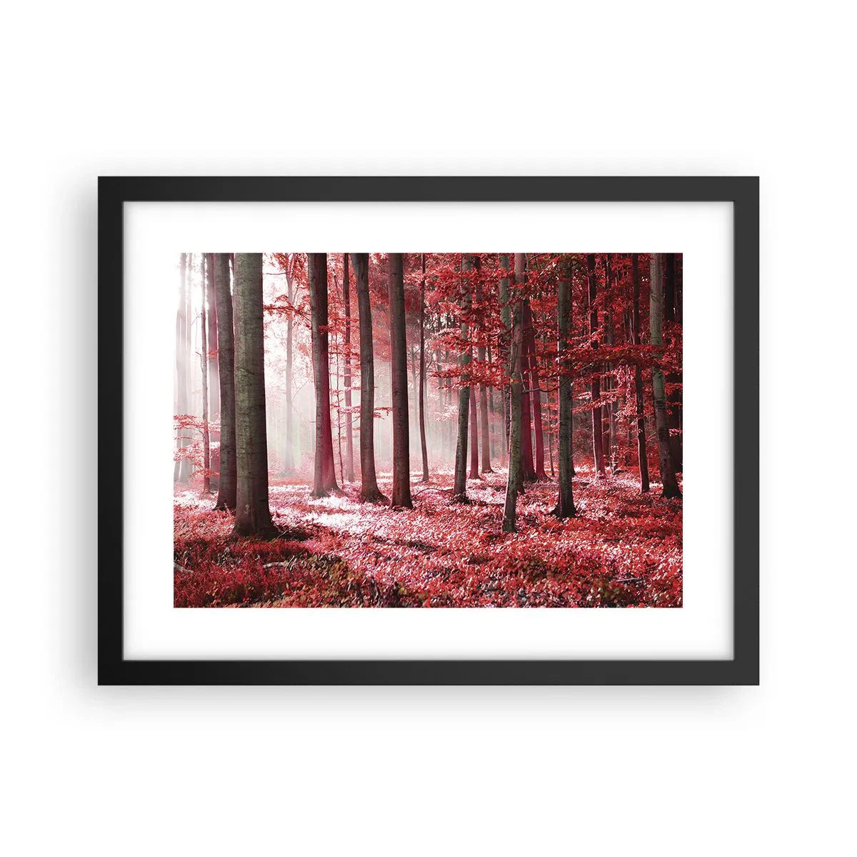 Póster en marco negro - Rojo como el que más - 40x30 cm