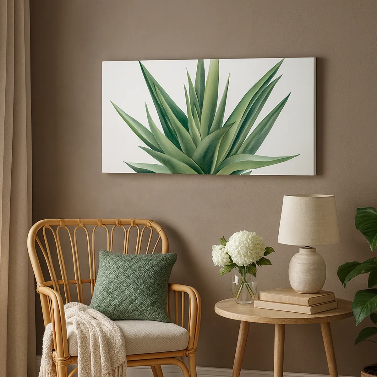 Cuadro sobre lienzo - Impresión de Imagen - Verde - fuerza - vida - 30x30 cm