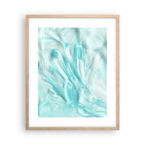 Póster en marco roble claro - Juntos para siempre - 40x50 cm