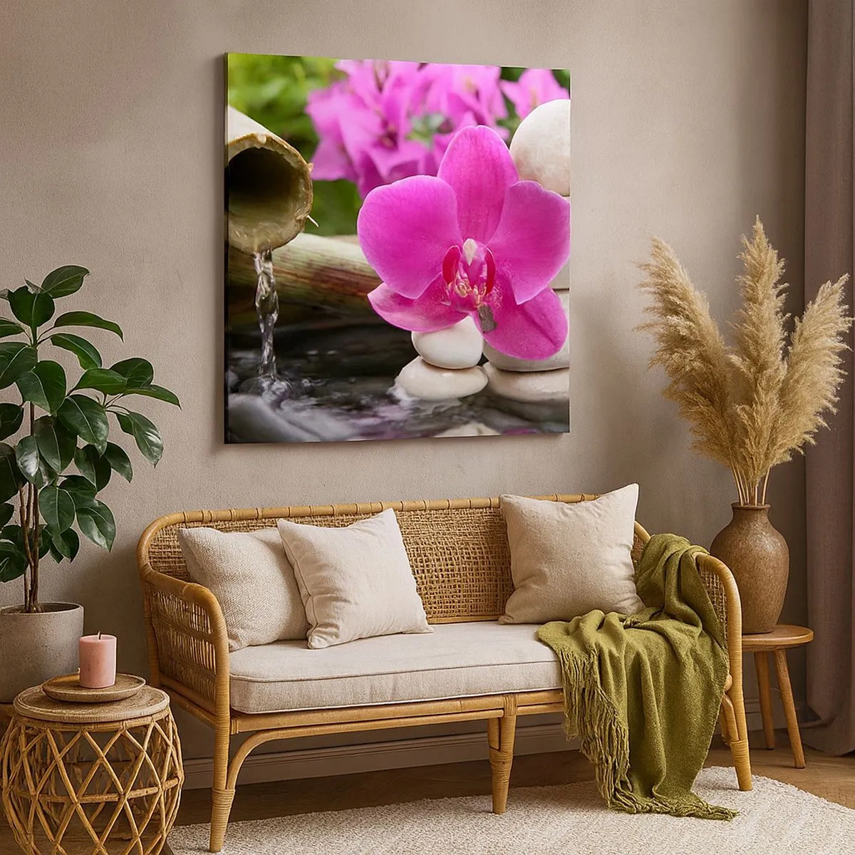 Cuadro sobre lienzo - Impresión de Imagen - Ya estás descansando - 30x30 cm