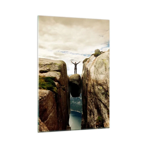 Cuadro sobre vidrio - Impresiones sobre Vidrio - ¿Cómo estoy? - 80x120 cm