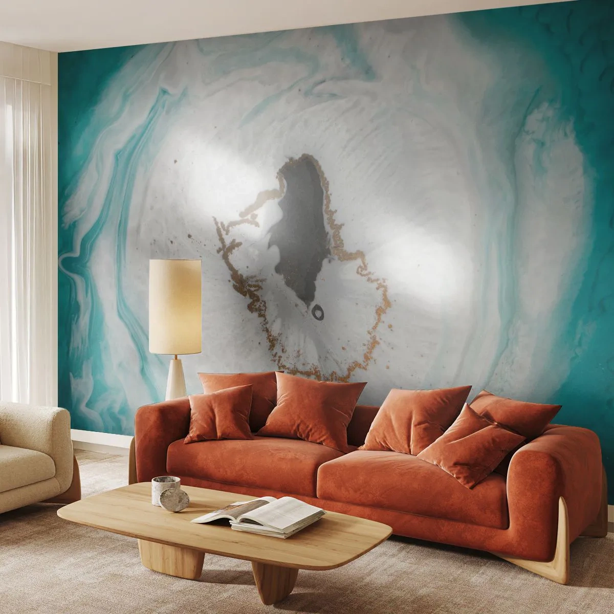 Fotomural Premium Canvas - Para acceder al interior - Abstracción, Pedazo, Piedra - 250x175 cm