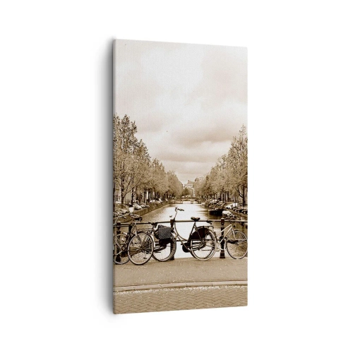 Cuadro sobre lienzo - Impresión de Imagen - Holanda solo hay una - 55x100 cm