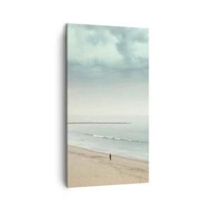 Cuadro sobre lienzo - Impresión de Imagen - En busca de la paz - 45x80 cm