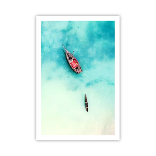 Póster - Porque en las playas de Zanzíbar, cuando las aguas se desbordan... - 61x91 cm