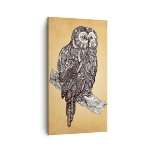 Cuadro sobre lienzo - Impresión de Imagen - Intrincados ornamentos de sabiduría - 45x80 cm