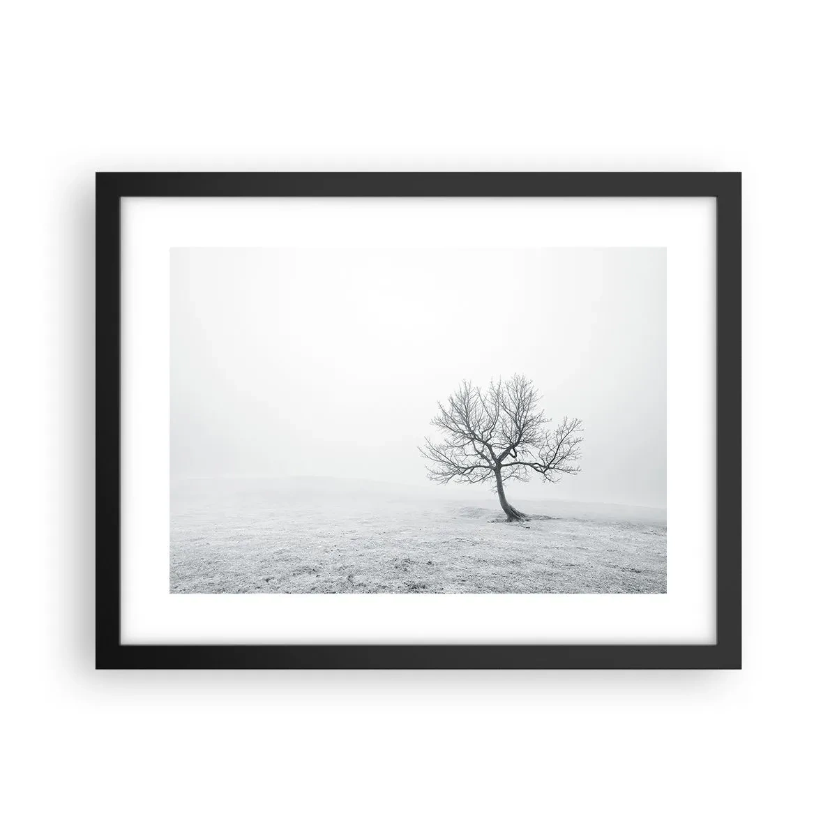 Póster en marco negro - Contra la nada - 40x30 cm