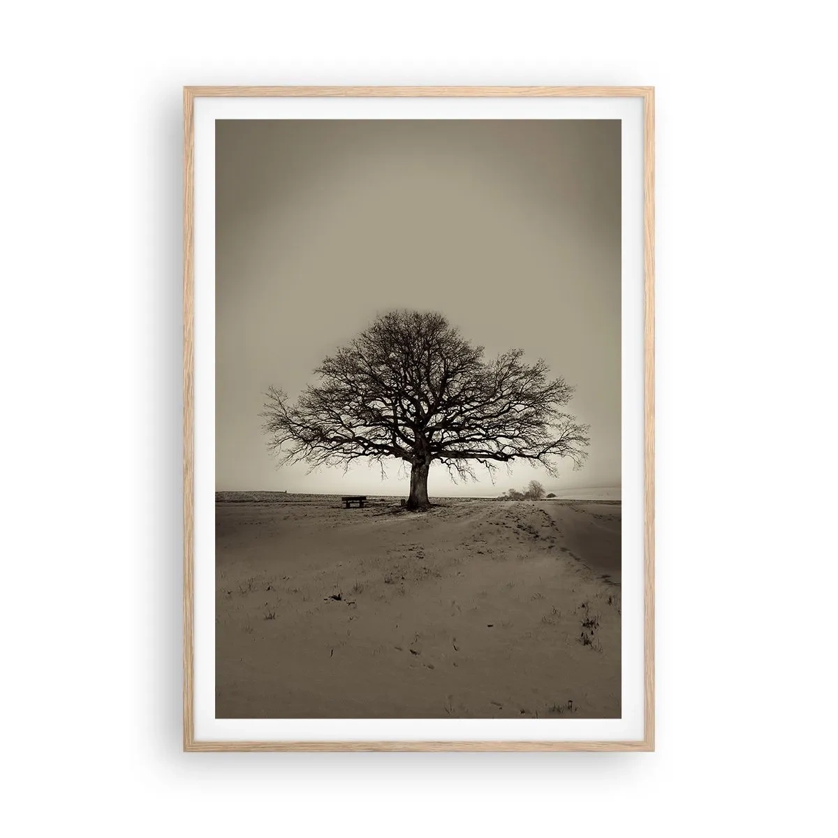 Póster en marco roble claro - De aquí a la eternidad - 70x100 cm