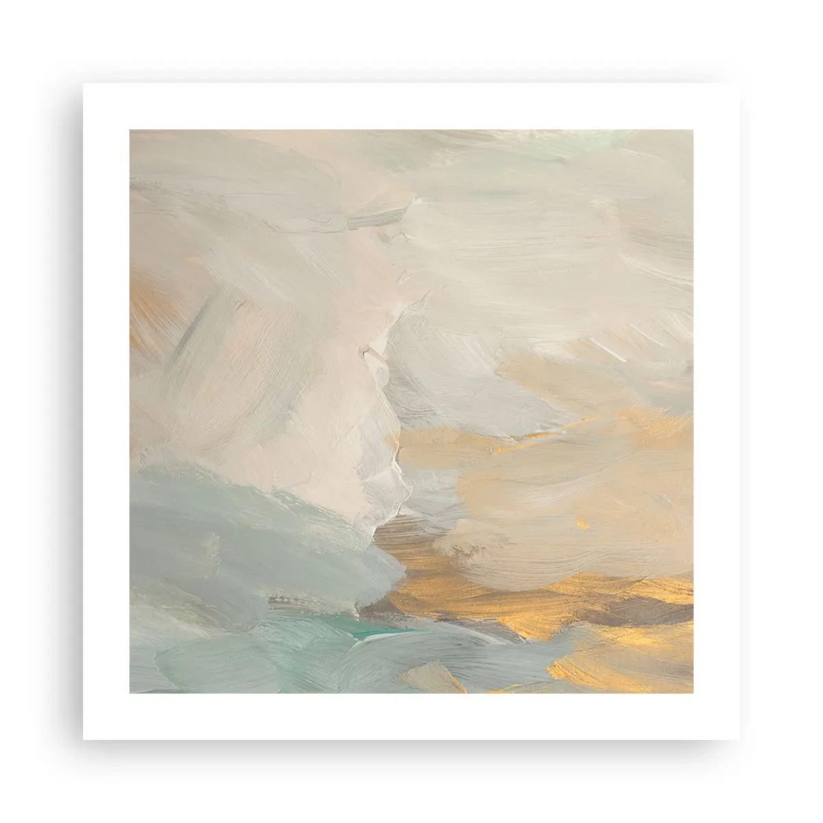 Póster - Abstracción - una tierra de dulzura - 50x50 cm