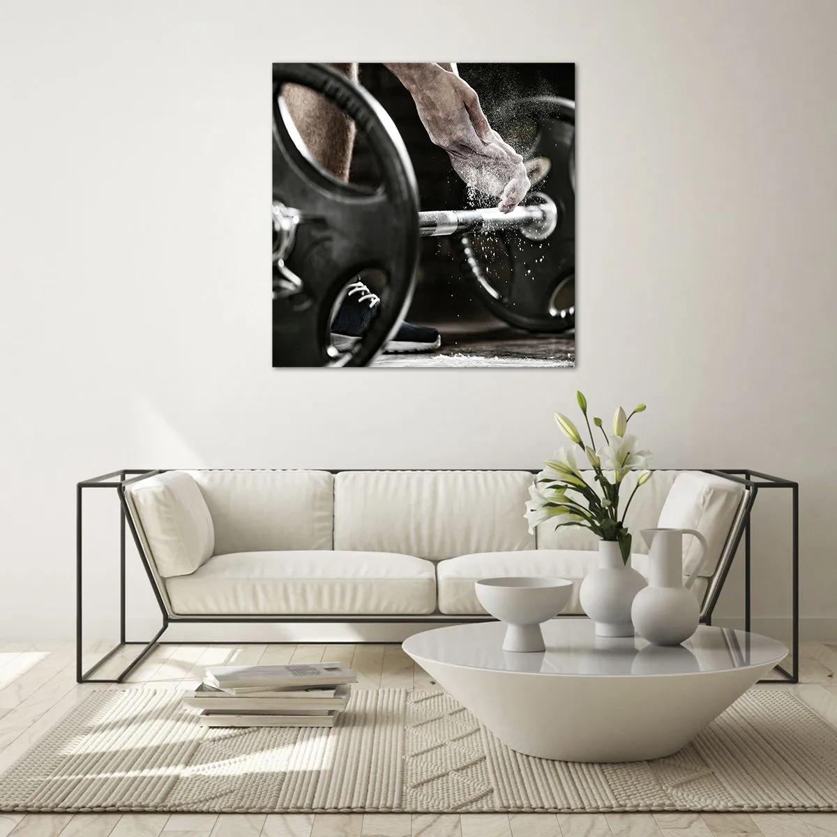 Cuadro sobre vidrio - Impresiones sobre Vidrio - ¡Reto aceptado! - 40x40 cm