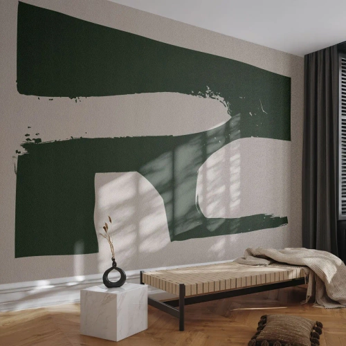 Fotomural Premium Sand - Bahías de blanco - bohemia, Minimalismo, Forma - 200x140 cm