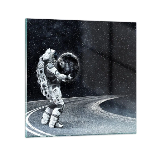 Cuadro sobre vidrio - Impresiones sobre Vidrio - En la Vía Láctea - 50x50 cm