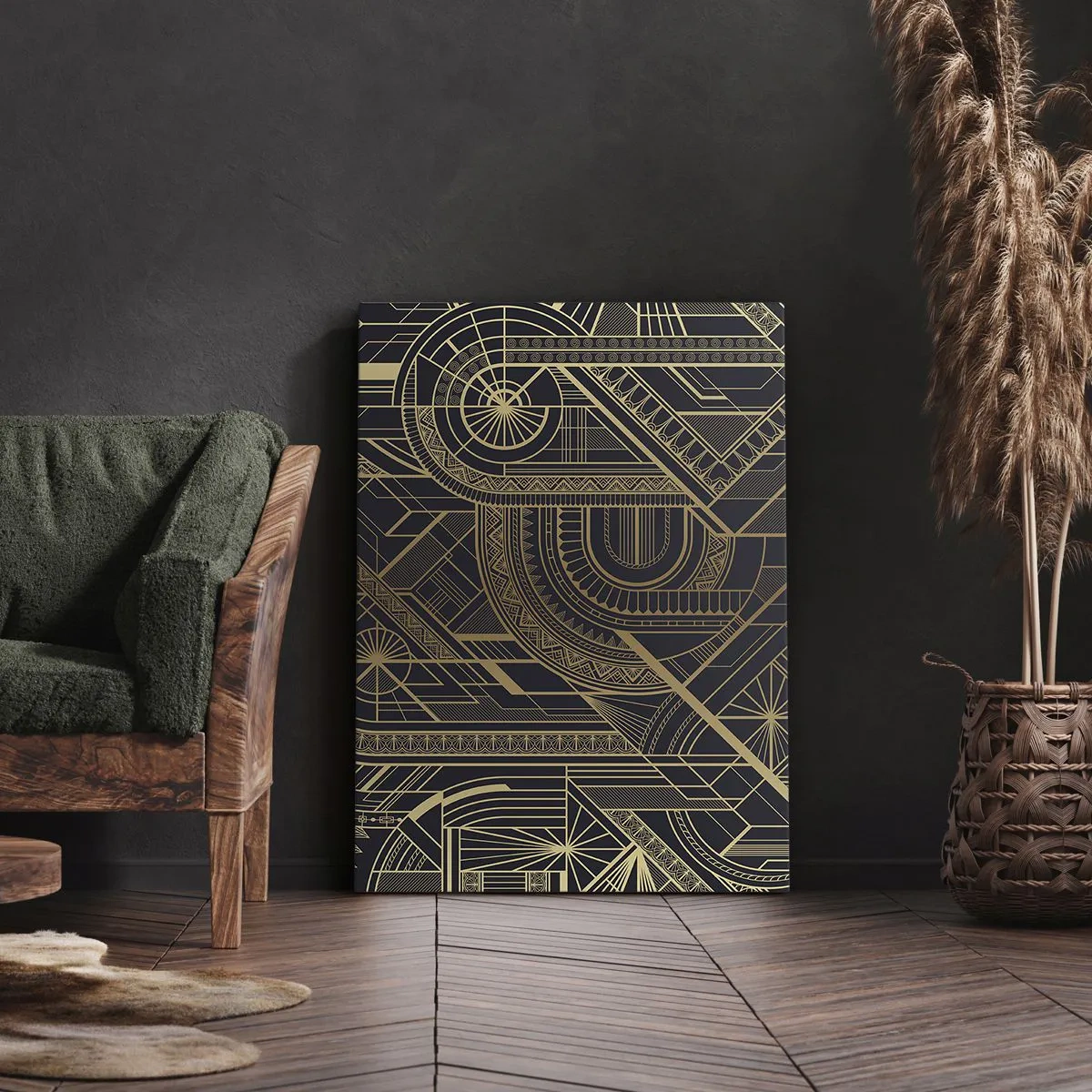 Cuadro sobre lienzo - Impresión de Imagen - Conceptos, ideas, planes - 45x80 cm