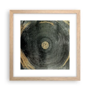 Póster en marco roble claro - Cambio y perpetuidad - 30x30 cm