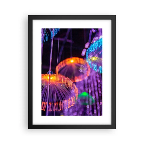 Póster en marco negro - Fuente luminosa - 30x40 cm