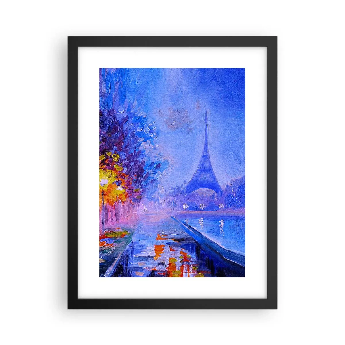 Póster en marco negro - Un paseo de ensueño - 30x40 cm