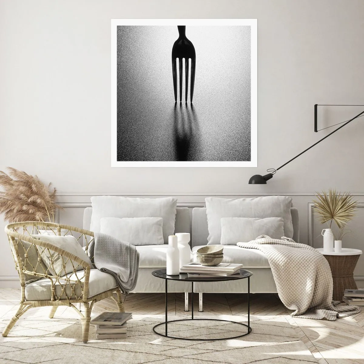 Póster - Luz y sombra - 60x60 cm