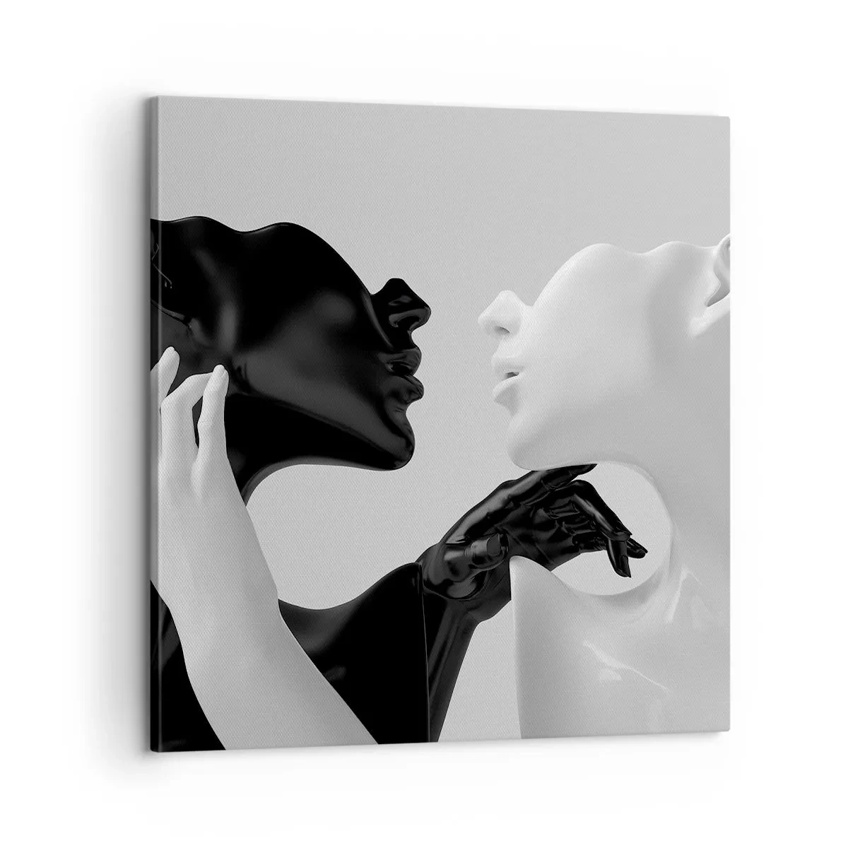 Cuadro sobre lienzo - Impresión de Imagen - Atracción - deseo - 60x60 cm