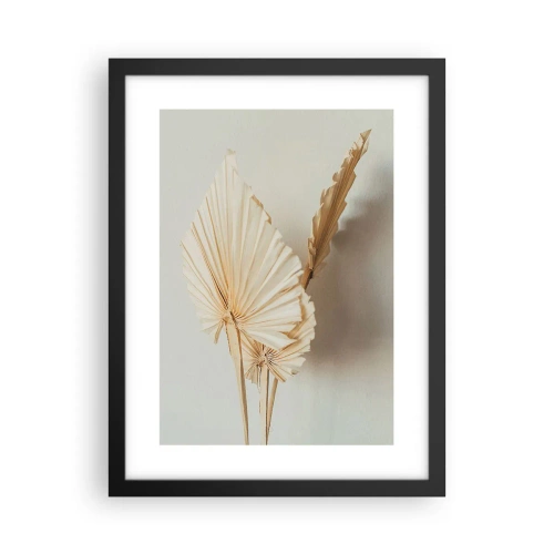 Póster en marco negro - Armonía y consuelo - 30x40 cm