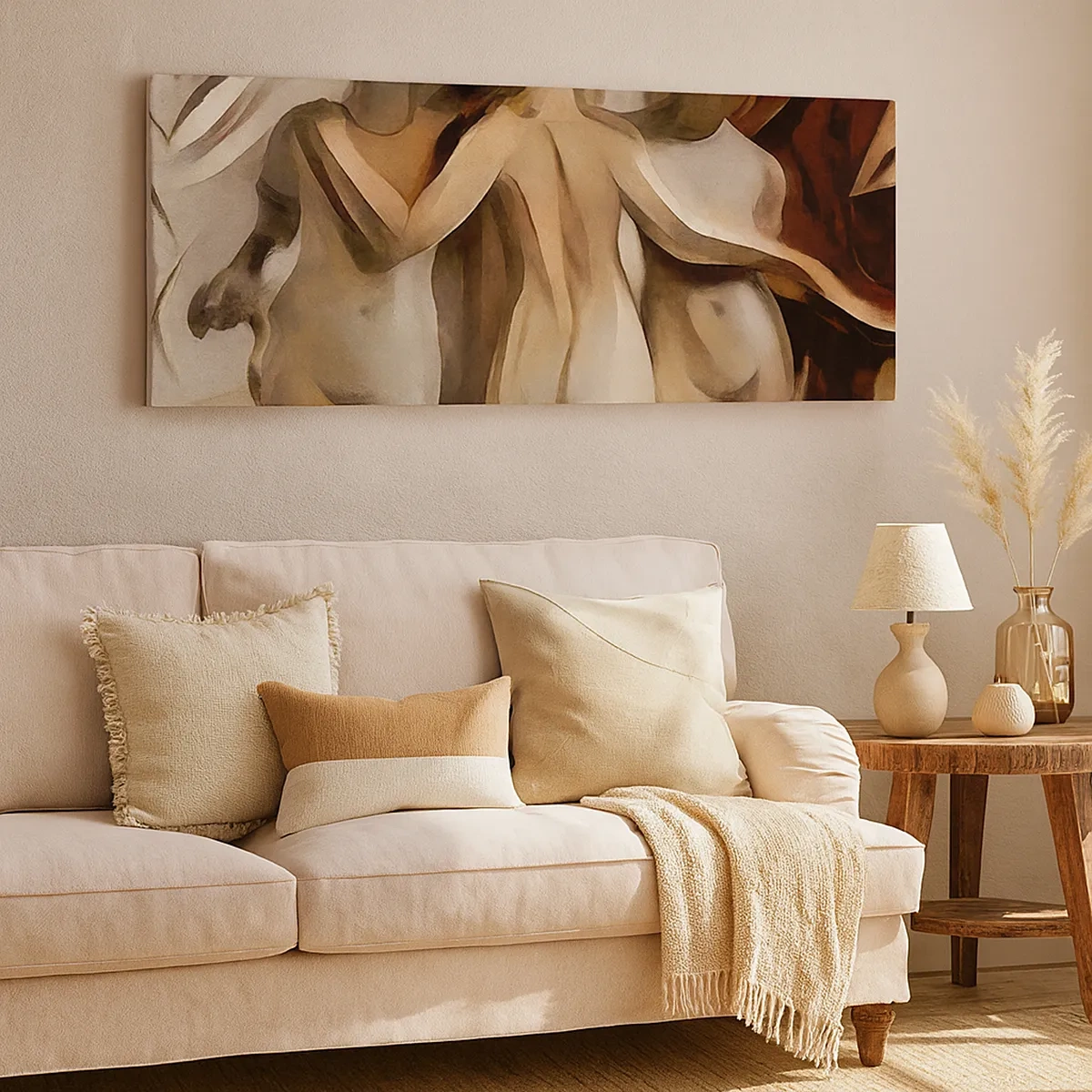 Cuadro sobre lienzo - Impresión de Imagen - Las tres Gracias 2.0 - 30x30 cm