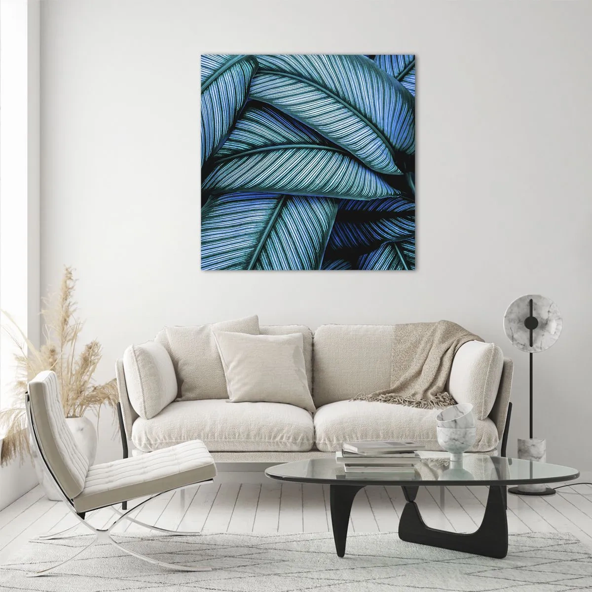 Cuadro sobre vidrio - Impresiones sobre Vidrio - Líneas de vida - 60x60 cm