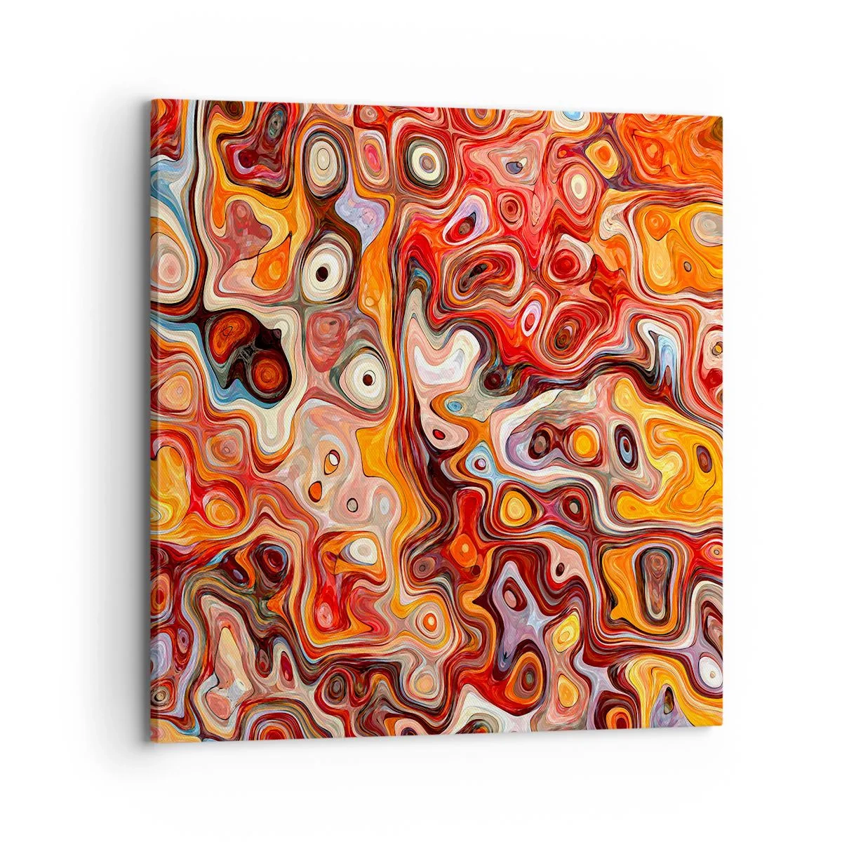 Cuadro sobre lienzo - Impresión de Imagen - Si las nueces se derritieran en la miel - 70x70 cm