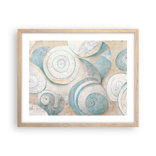 Póster en marco roble claro - ¿Qué esconden en su interior? - 50x40 cm