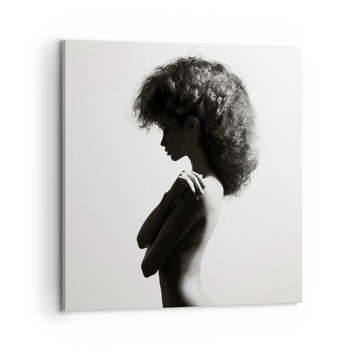 Cuadro sobre lienzo - Impresión de Imagen - Como una flor en un tallo delgado - 60x60 cm