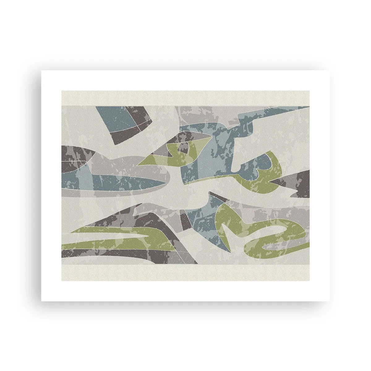 Póster - Composición tras vidriera - 50x40 cm