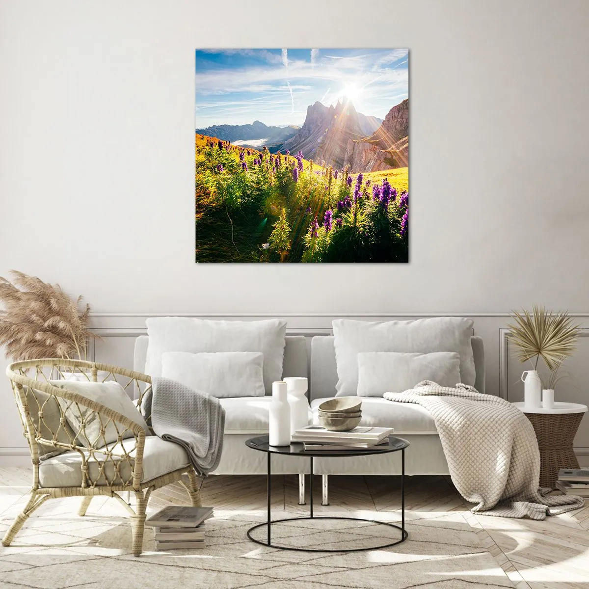 Cuadro sobre vidrio - Impresiones sobre Vidrio - La vida secreta de las hierbas - 30x30 cm