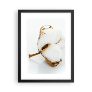 Póster en marco negro - Suave por naturaleza - 30x40 cm