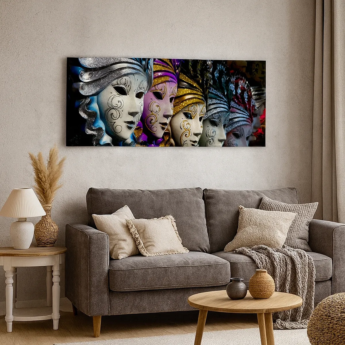 Cuadro sobre lienzo - Impresión de Imagen - Misterio en oro y plata - 30x30 cm