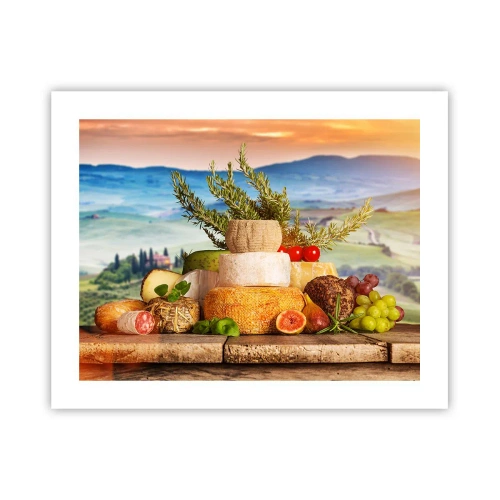 Póster - La alegría de vivir italiana - 50x40 cm