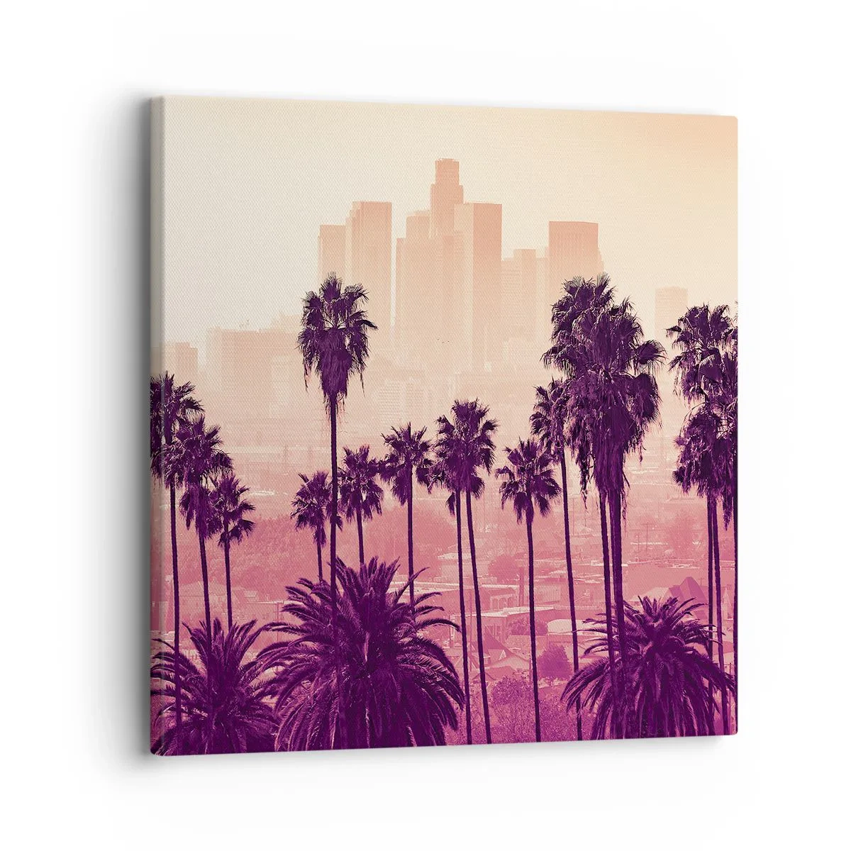 Cuadro sobre lienzo - Impresión de Imagen - El paisaje de California - 30x30 cm