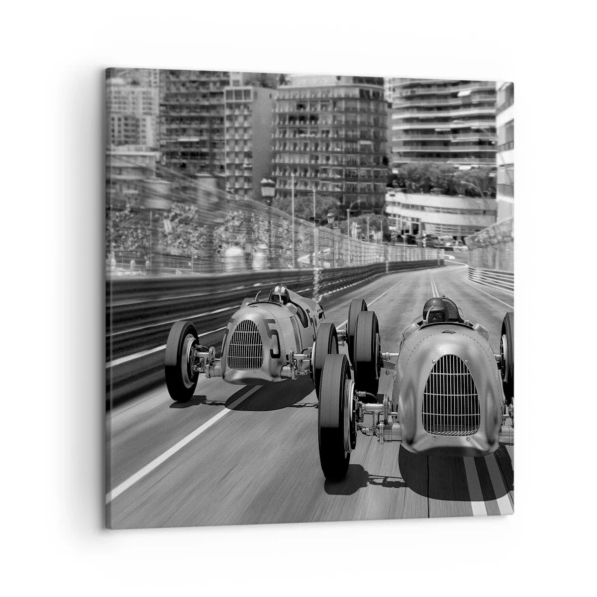 Cuadro sobre lienzo - Impresión de Imagen - Érase una vez en Montecarlo - 50x50 cm