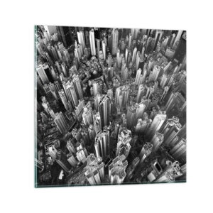 Cuadro sobre vidrio - Impresiones sobre Vidrio - Cada vez más alto - 50x50 cm