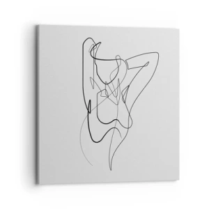 Cuadro sobre lienzo - Impresión de Imagen - Realmente, tal y como eres - 70x70 cm