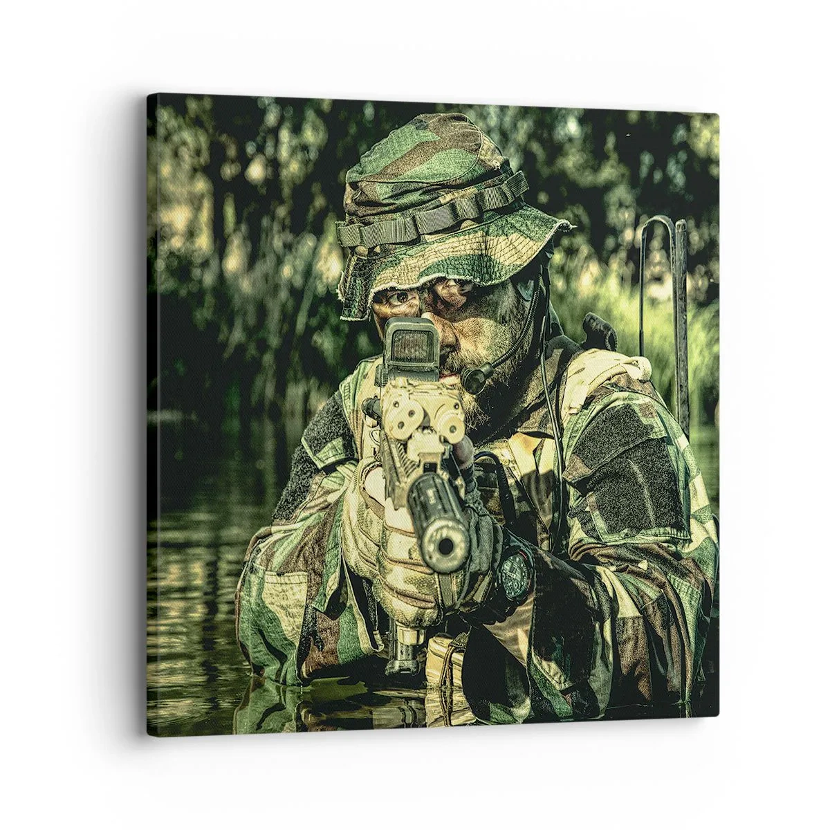 Cuadro sobre lienzo - Impresión de Imagen - El mejor de entre la élite - 30x30 cm