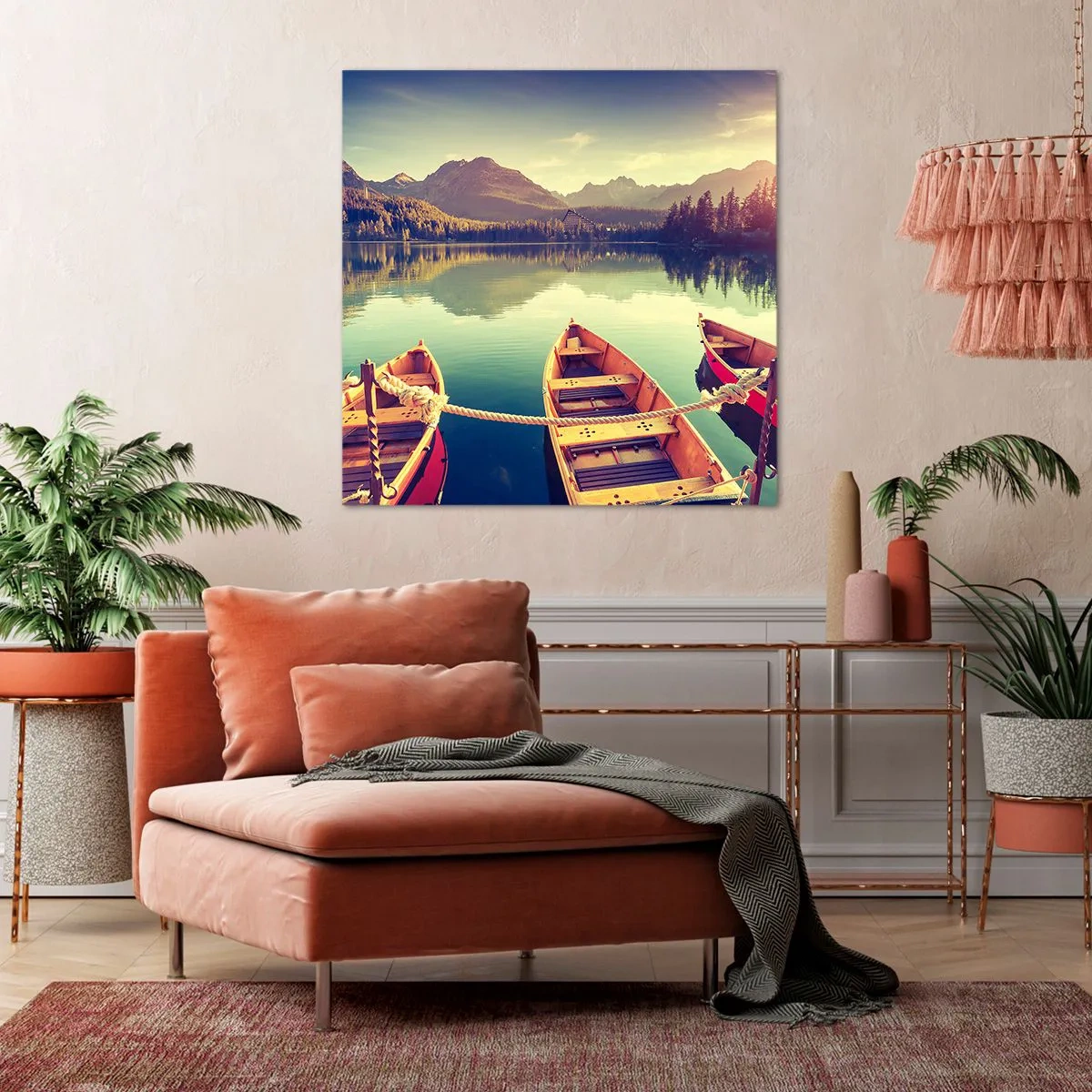 Cuadro sobre lienzo - Impresión de Imagen - Para vivir según sus leyes - 40x40 cm