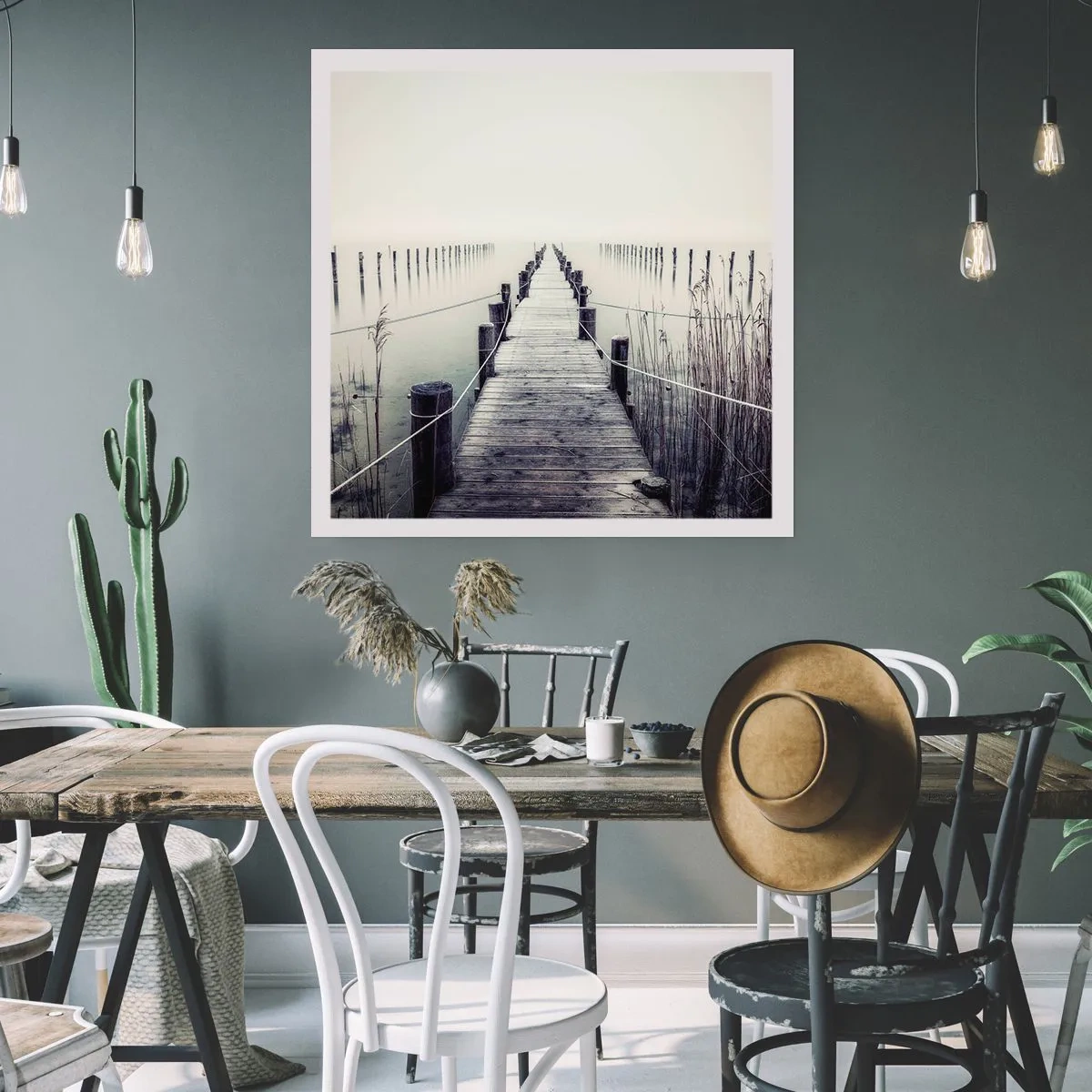 Póster - Sumergirse en la paz - 50x50 cm