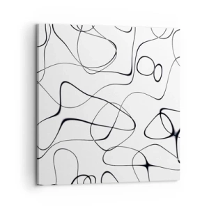 Cuadro sobre lienzo - Impresión de Imagen - Los caminos de la vida, las vicisitudes del destino - 60x60 cm