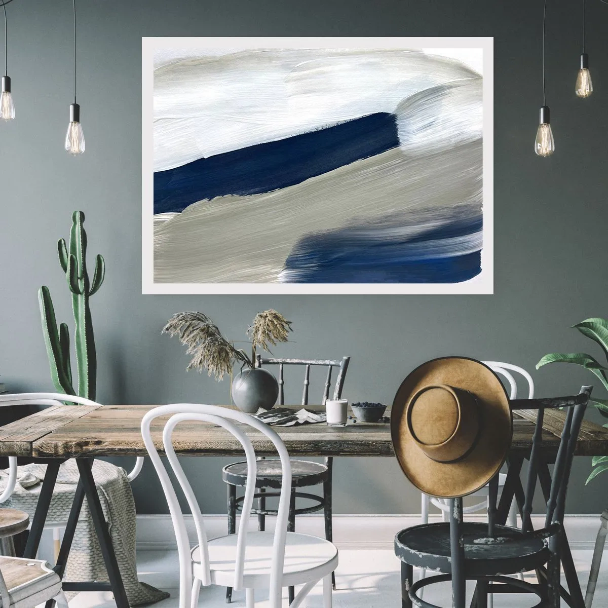 Póster - Encuentro con el blanco - 40x30 cm