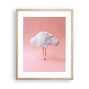 Póster en marco roble claro - Dulce promesa - 40x50 cm